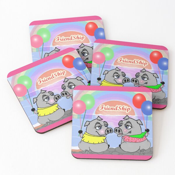 Item preview, Pigs - Friendship  designed and sold by Shirley cute art .