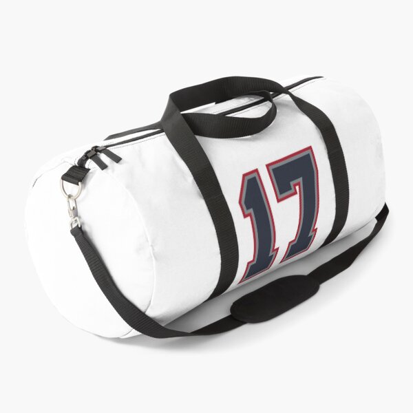 Item preview, 17 Navy Grey Red Sports Number Seventeen designed and sold by HelloFromAja.