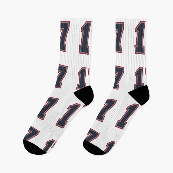 Item preview, 17 Navy Grey Red Sports Number Seventeen designed and sold by HelloFromAja.