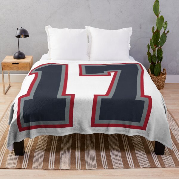 Item preview, 17 Navy Grey Red Sports Number Seventeen designed and sold by HelloFromAja.