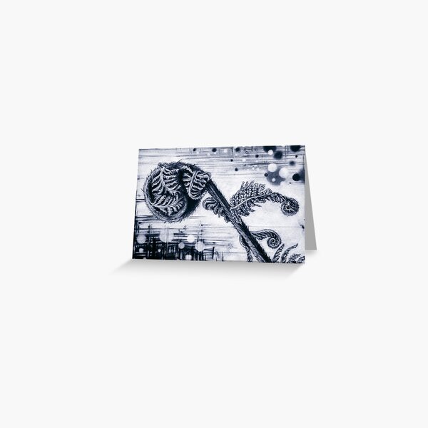 Tree Fern Frond Greeting Card