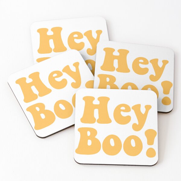 Item preview, Hey Boo! in orange designed and sold by LoJoLetters.