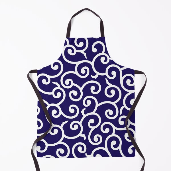Item preview, Blue Batik Swirl Ferns designed and sold by Makanahele.