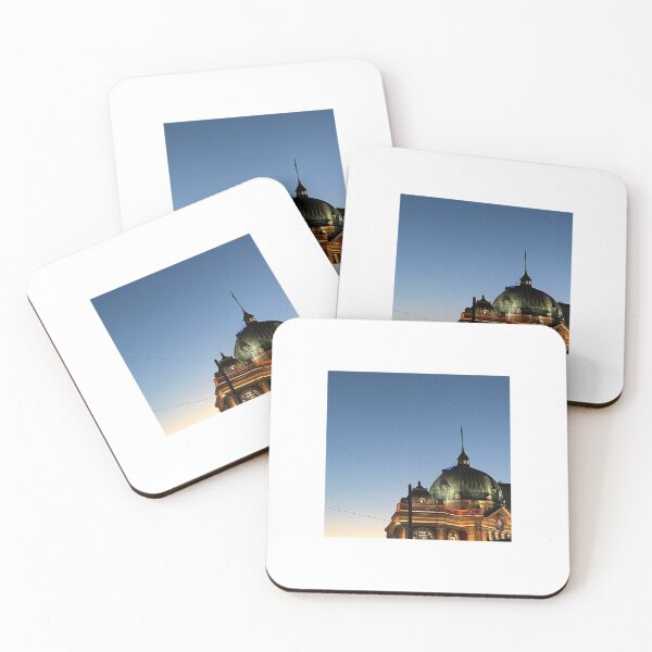 Item preview, Flinders Street station, evening designed and sold by Zinziber.