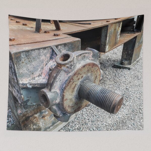 Item preview, Old rusty mechanism of metal Industrial Engineering Machinery designed and sold by Tanja Dianova.