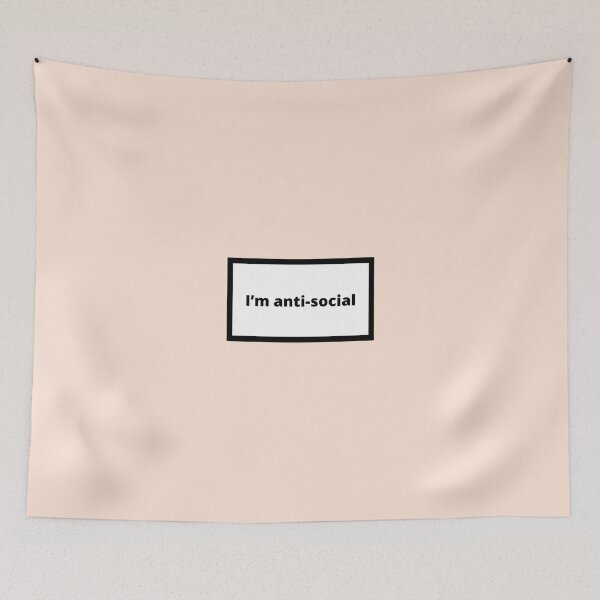 Item preview, I'm anti social designed and sold by Omeris.
