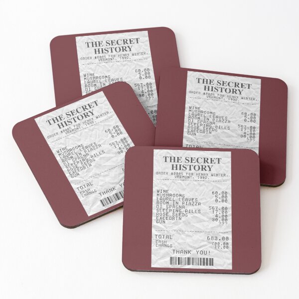 Item preview, the secret history- receipt. designed and sold by Dark Academia Stuff.