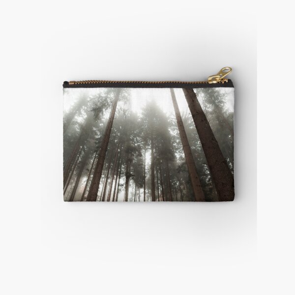 Item preview, Beautiful pinetrees in the foggy forest, french nature, autumn designed and sold by Alexander Sorokopud.