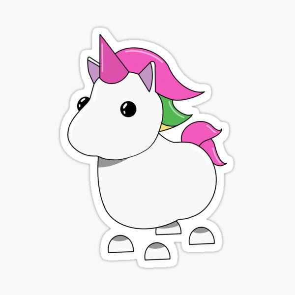 Adopt Me Stickers Redbubble - roblox adopt me shadow dragon coloring pages