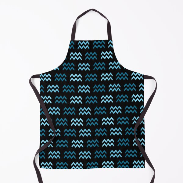 Item preview, Aquarius blue astrological sign, zodiac symbol black background designed and sold by Stéphane  Thirion.