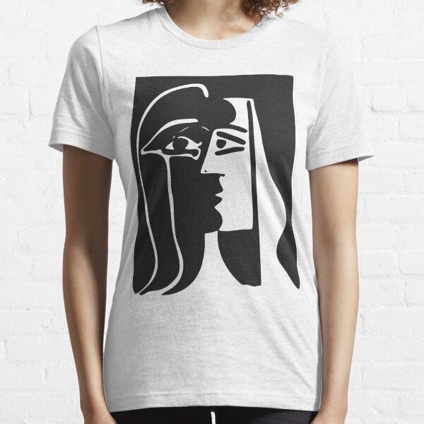 Black and White Faces VectorArt. Essential T-Shirt