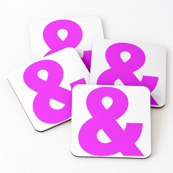 Item preview, pink ampersand designed and sold by Flashboy.