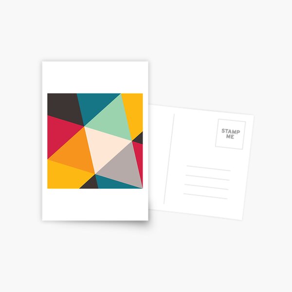 Item preview, Colourful Geometric Triangles (2012) designed and sold by Geometric Patterns.