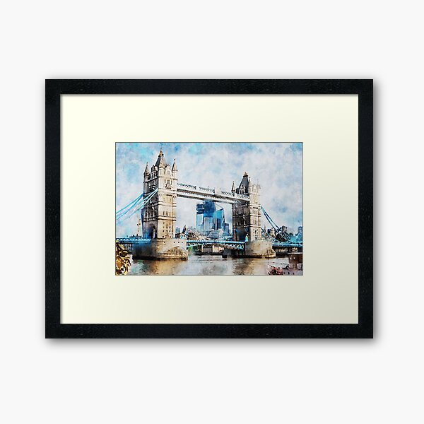 Item preview, Tower Bridge watercolour painting designed and sold by Paintings By Simon .
