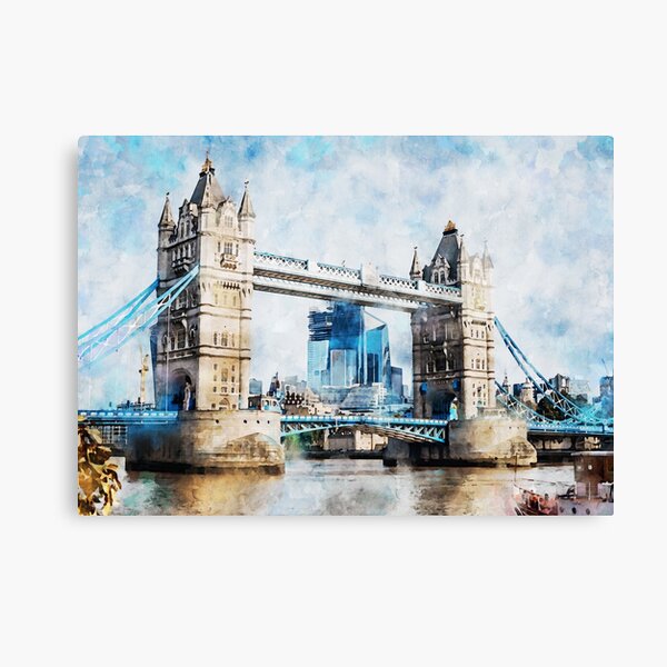Item preview, Tower Bridge watercolour painting designed and sold by Paintings By Simon .