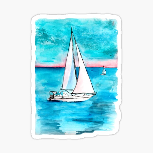Item preview, Sailboat on the move designed and sold by ElenaEhrenberg.
