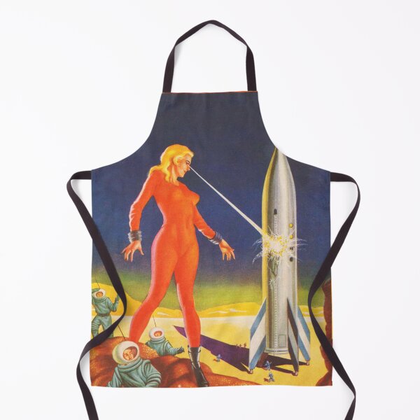 Item preview, Laser giantess  Vintage illustration designed and sold by Vintage Designs +.