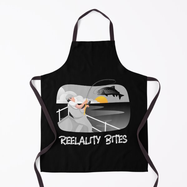 Item preview, Reality Bites funny fishing quote designed and sold by bradm50.
