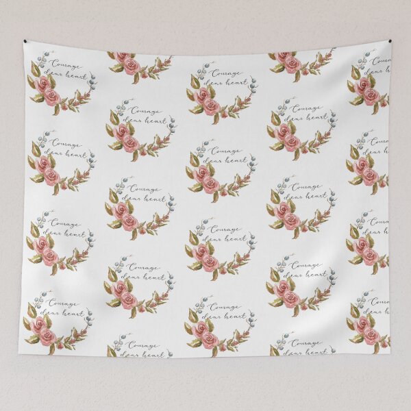 Item preview, Courage dear heart wreath designed and sold by Theodora Gould.