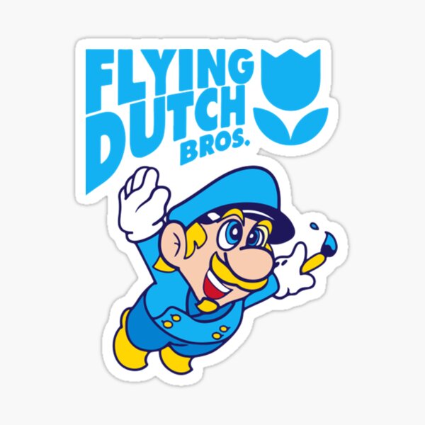 Dutch Bros Dutch Dad Thermos Sticker