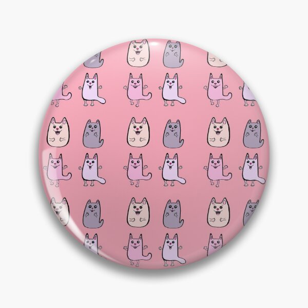 Aperçu de l'œuvre drôles doux petits chats impression abstrast animal coloré créée et vendue par NikaAstra.