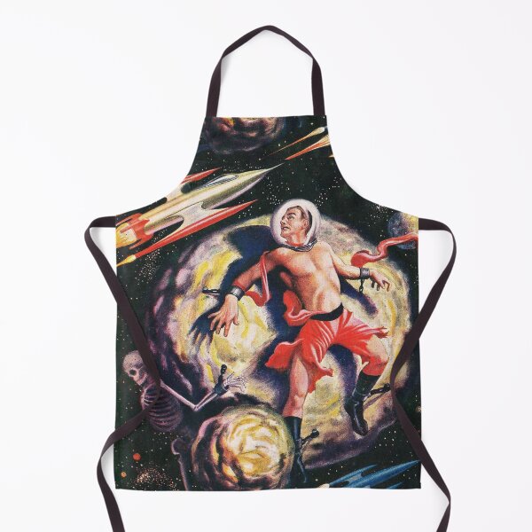 Item preview, Space man terror Vintage illustration designed and sold by Vintage Designs +.