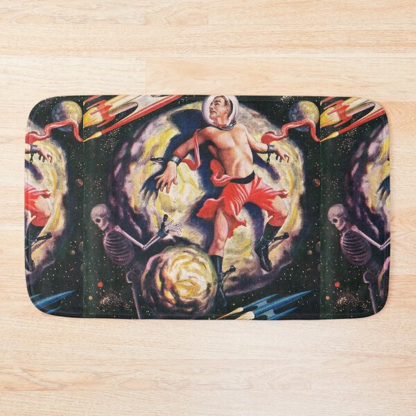 Item preview, Space man terror Vintage illustration designed and sold by Vintage Designs +.