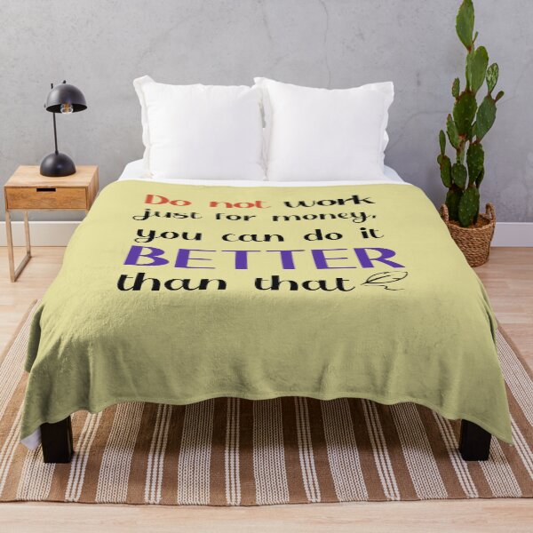 Item preview, work thought quote designed and sold by EclairVanilla.