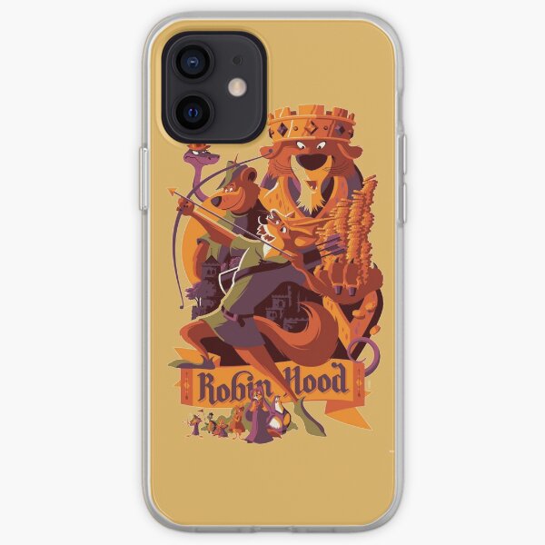 Robin hood cartoon merch iPhone Soft Case