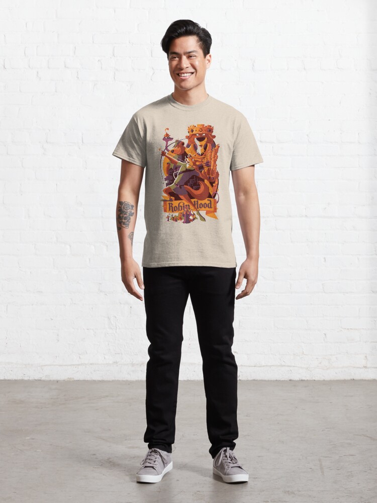 Alternate view of Robin hood cartoon merch Classic T-Shirt
