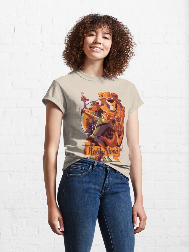 Alternate view of Robin hood cartoon merch Classic T-Shirt