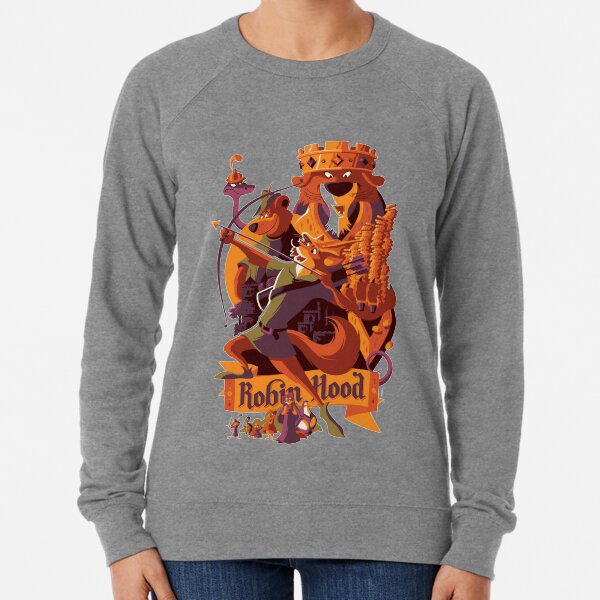 Robin hood cartoon merch Lightweight Sweatshirt