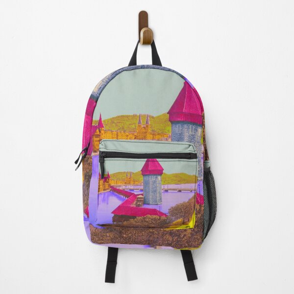 Item preview, nostalgic city view of the Chapel Bridge Lucerne, Switzerland designed and sold by Mauswohn.