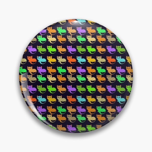 Aperçu de l'œuvre drôles doux petits chats impression abstrast animal coloré créée et vendue par NikaAstra.