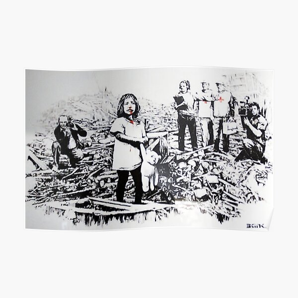 Media At War - Banksy Poster