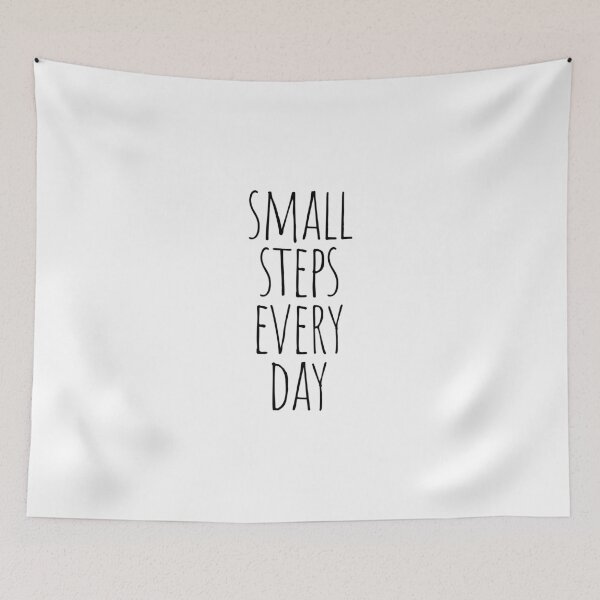 Item preview, Small steps every day designed and sold by cutelittletext.