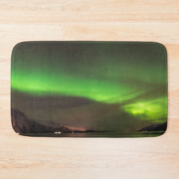 Item preview, Northern lights, just outside Tromso, Norway - greens, black. Spectacular! designed and sold by JellyBeenzz.