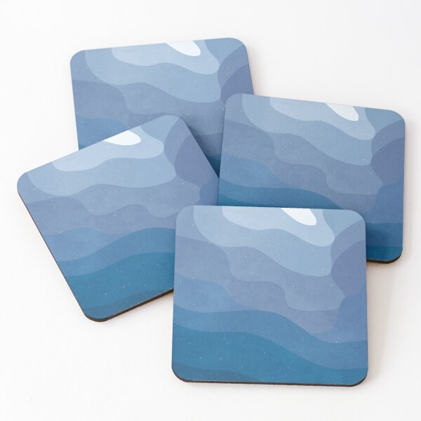 Item preview, Blue Ocean Waves Minimal designed and sold by ind3finite.