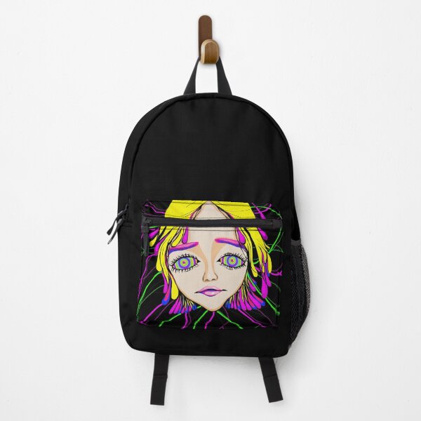 Item preview, PSYCHEDELIC NEON WIRED UP ANDROID GIRL HEAD designed and sold by TYNEY92.