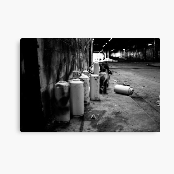 Item preview, Photography Of The Old Banksy Graffiti Tunnel in London With Empty Spray Cans designed and sold by WE-ARE-BANKSY.