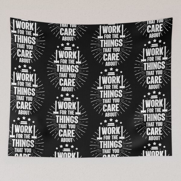 Item preview, Ruth Ginsburg Quote - Work For The Things. Feminist Retro designed and sold by GravitiTees.