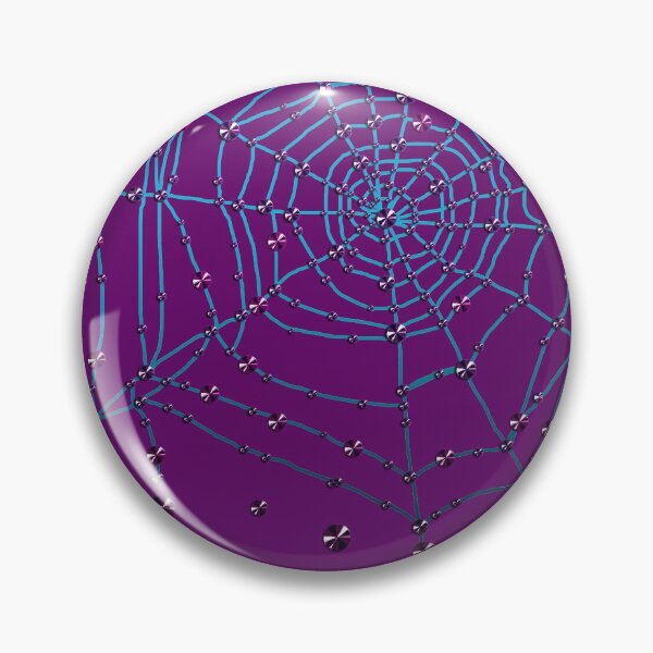 Item preview, Purple Halloween spider web designed and sold by GlamourChick.