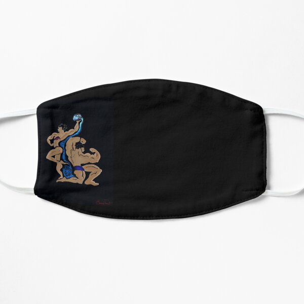 Bodybuilder face mask Flat Mask