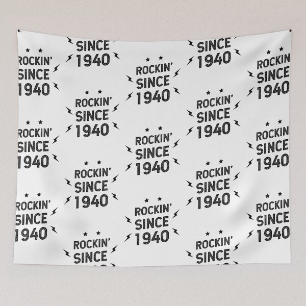 Item preview, Gift for 80 Year Old: Classic Rock 1940 80th Birthday designed and sold by DiogoCalheiros.
