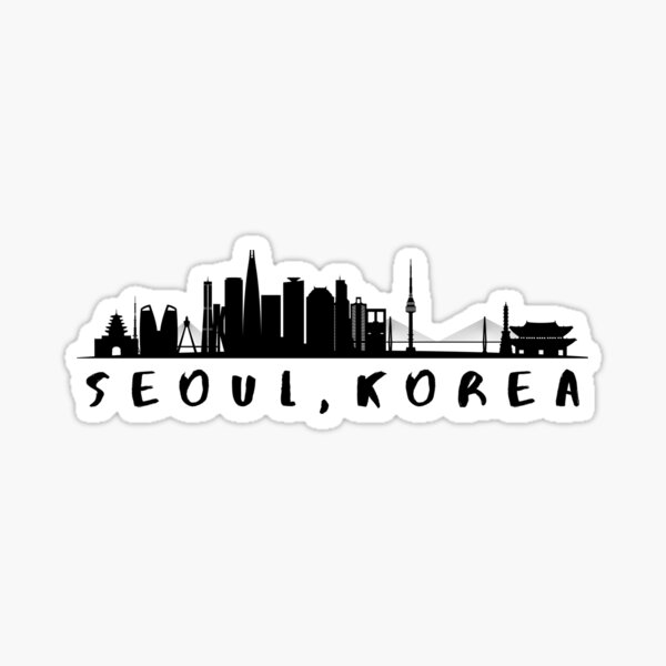 Item preview, Seoul, Korea - Skyline designed and sold by theKoreanRage.