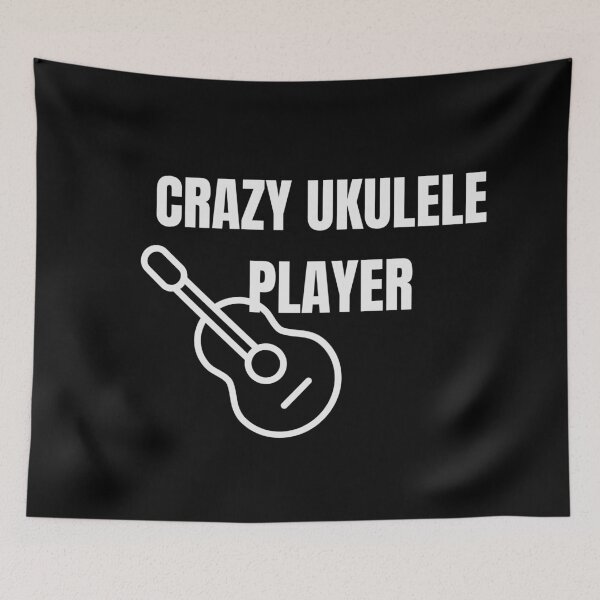 Item preview, Crazy Ukulele Player Design designed and sold by joabaj.