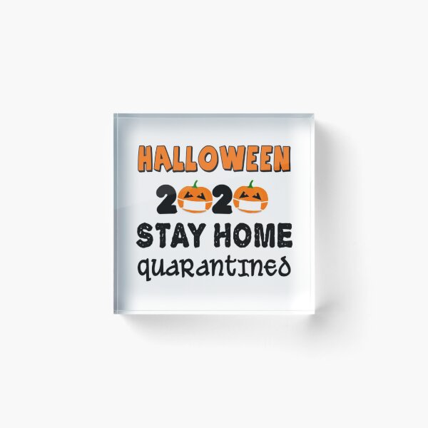 Item preview, Halloween 2020 quarantined pumpkin Glowing Pumpkins Stay Home designed and sold by YoungTo.
