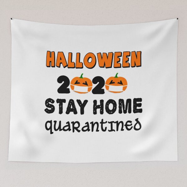 Item preview, Halloween 2020 quarantined pumpkin Glowing Pumpkins Stay Home designed and sold by YoungTo.