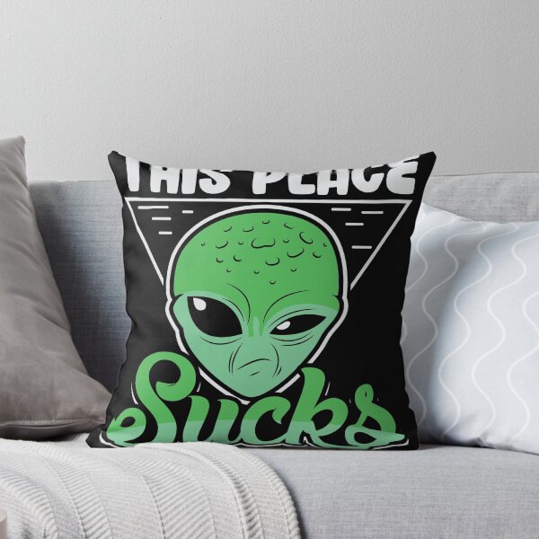 Item preview, Aliens this Place sucks science strange shirt designed and sold by Grinover.