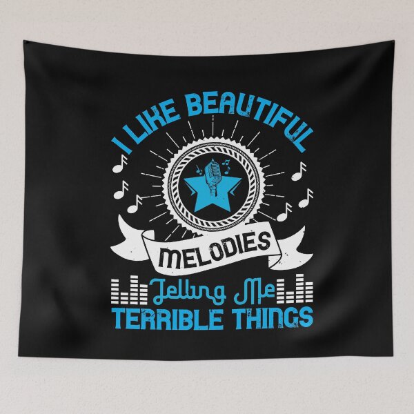 Item preview, I Like Beautiful Melodies | Music Typography designed and sold by teamph.
